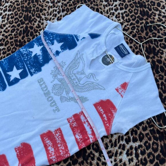 90s american flag eagle top - Picture 6 of 8